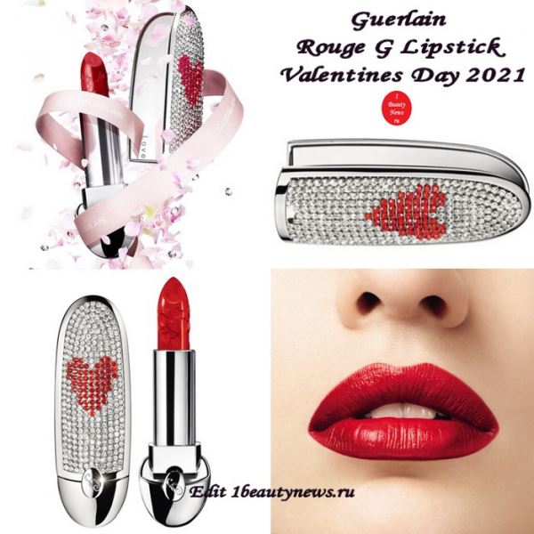 Лимитированная губная помада Guerlain Rouge G Lipstick Valentines Day 2021 уже в продаже